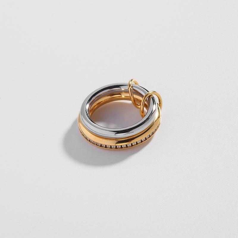 Linked Diamond Ring