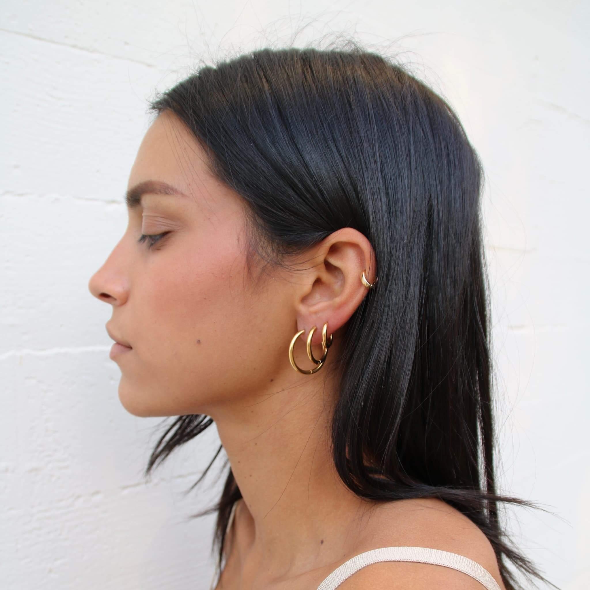 Gold Huggies Set - Biella Vintage