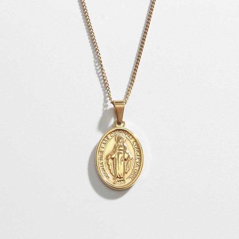 Holy mary pendant top