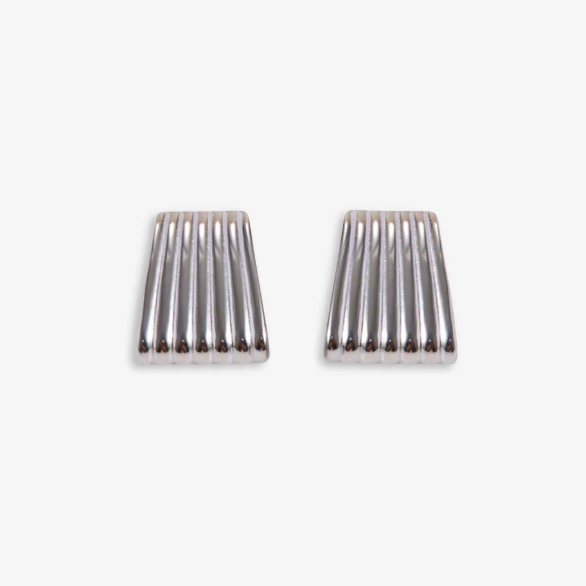 Georgia Silver Statement Earrings