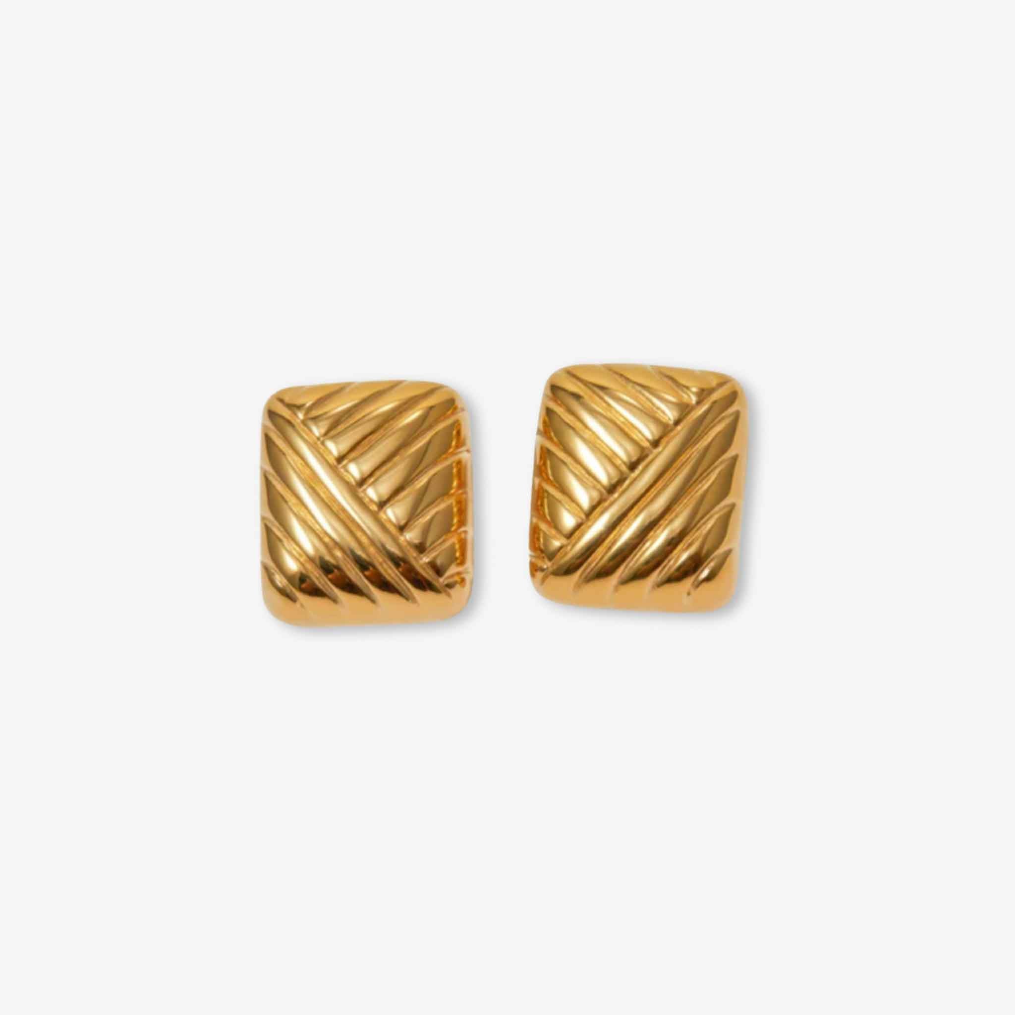 Rachel Gold Statement Earrings