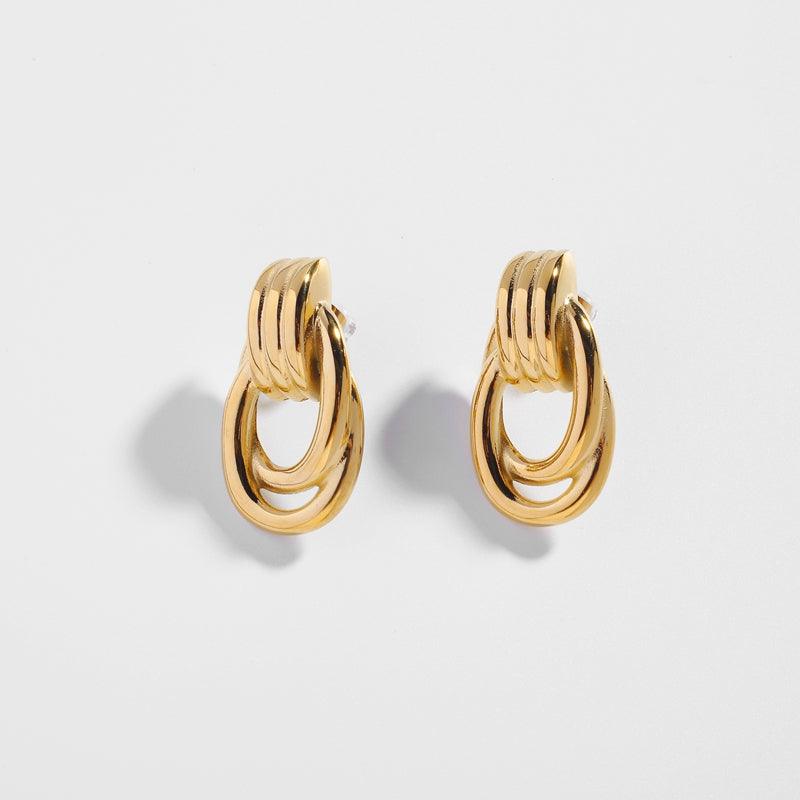 Knot Gold Earrings