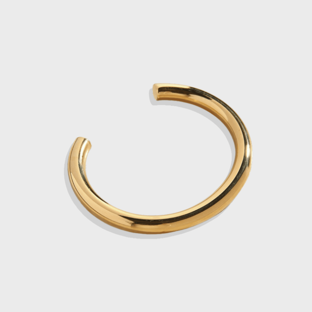 Chunky Gold Cuff - Biella Vintage