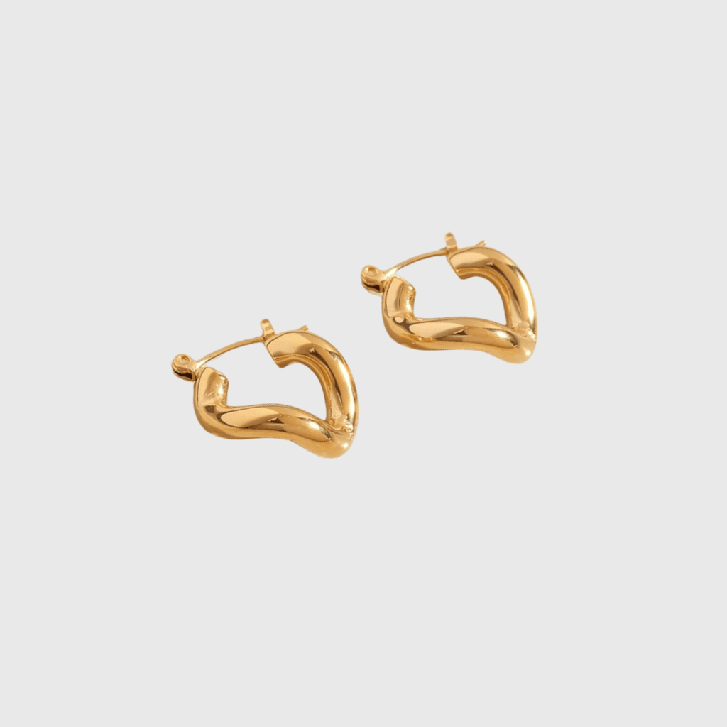 Curved Hoop Earrings