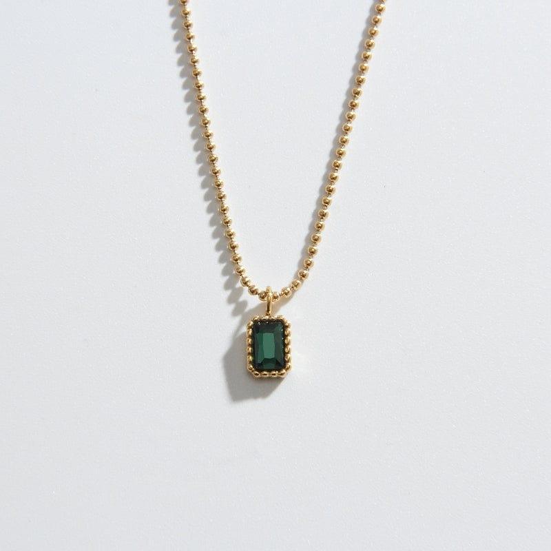 Emerald Necklace - Biella Vintage