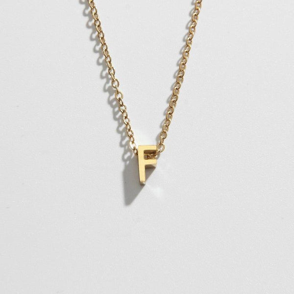 F hotsell letter necklace