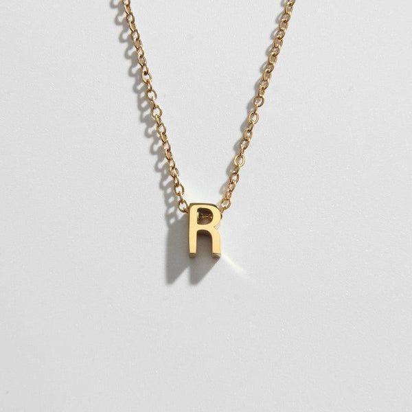 Vintage initial sale necklace