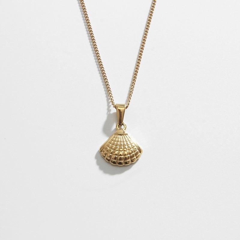 Lucky Shell Charm Necklace - Biella Vintage