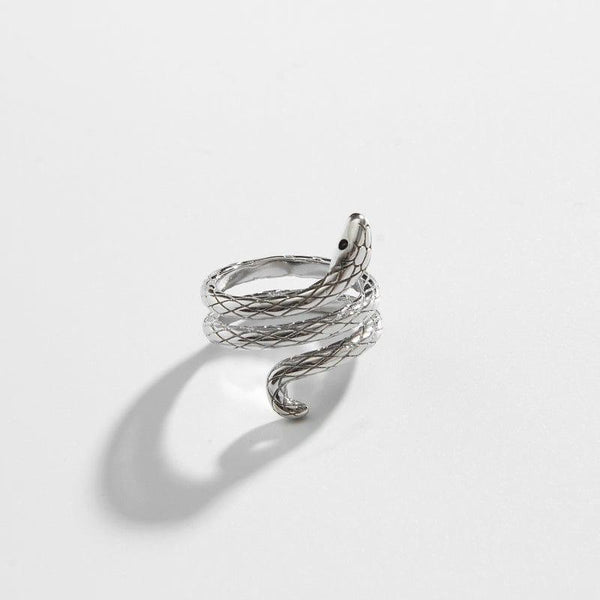 Silver Snake Ring - Biella Vintage